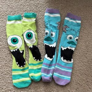 Monster inc Themed Socks Set